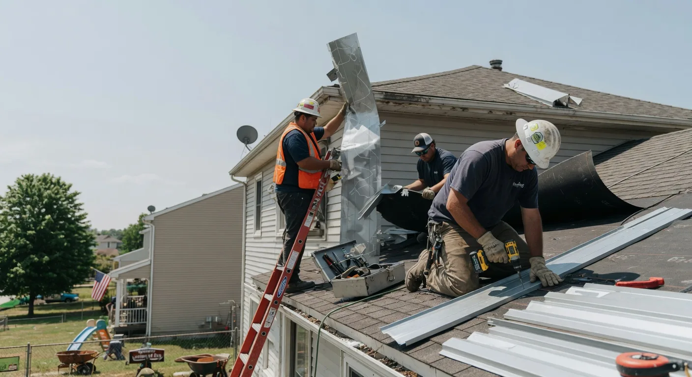 Metal Roof Repair in West Burlington, IA